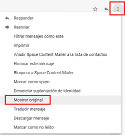 gmail mostraroriginal